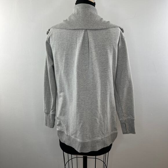 Free People Gray Zip-Up Jacket - Picture 9 of 11